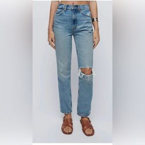 New RE/DONE - 70s Straight in Worn Medium RAF